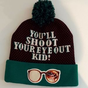 ICONIC Chritmas Story knit cap with top pom